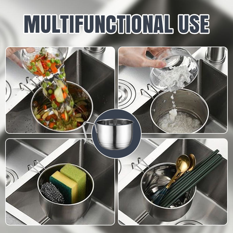 Cesto setaccio sospeso multifunzionale per il lavandino della cucina