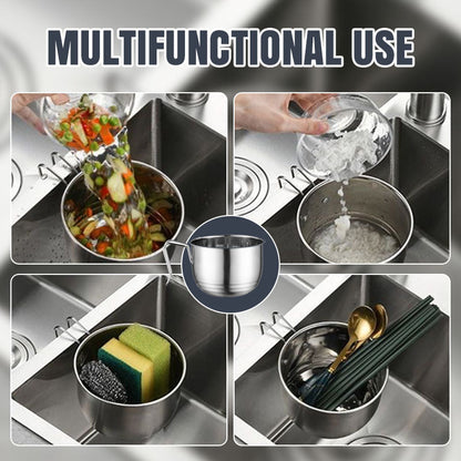 Cesto setaccio sospeso multifunzionale per il lavandino della cucina