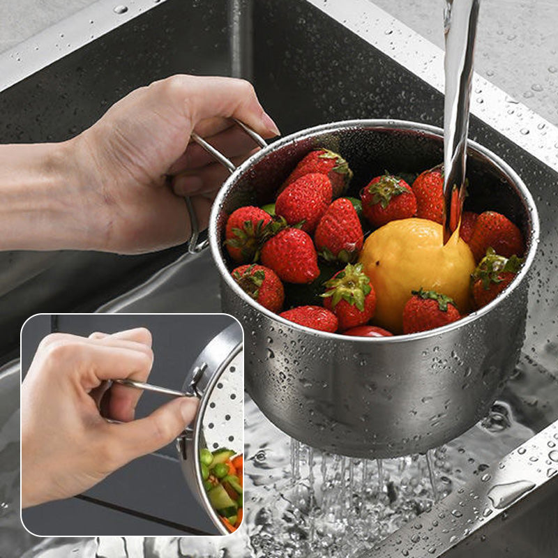 Cesto setaccio sospeso multifunzionale per il lavandino della cucina