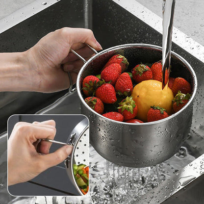 Cesto setaccio sospeso multifunzionale per il lavandino della cucina