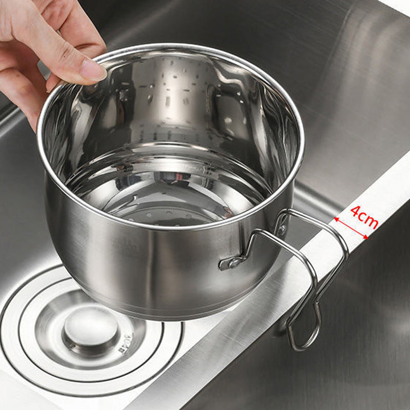 Cesto setaccio sospeso multifunzionale per il lavandino della cucina