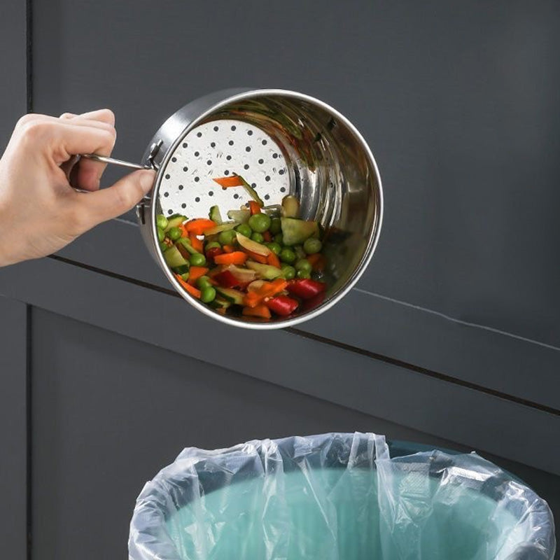 Cesto setaccio sospeso multifunzionale per il lavandino della cucina