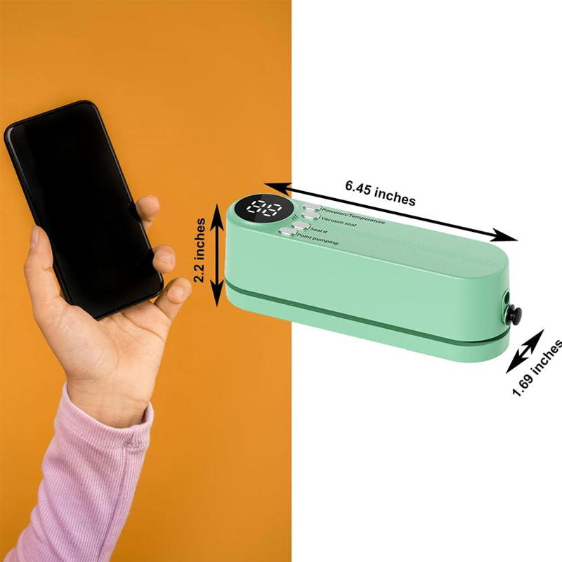 Imballaggio del vuoto a mano portatile e dispositivo di laminazione per la conservazione degli alimenti