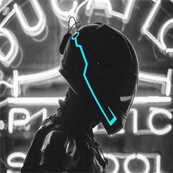 Luce a LED del casco motociclistico