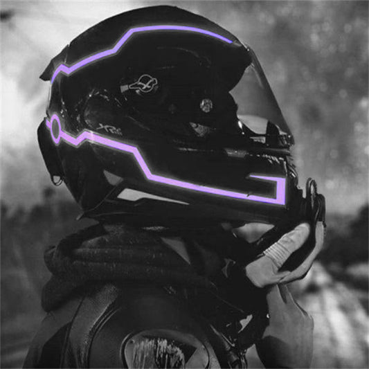 Luce a LED del casco motociclistico