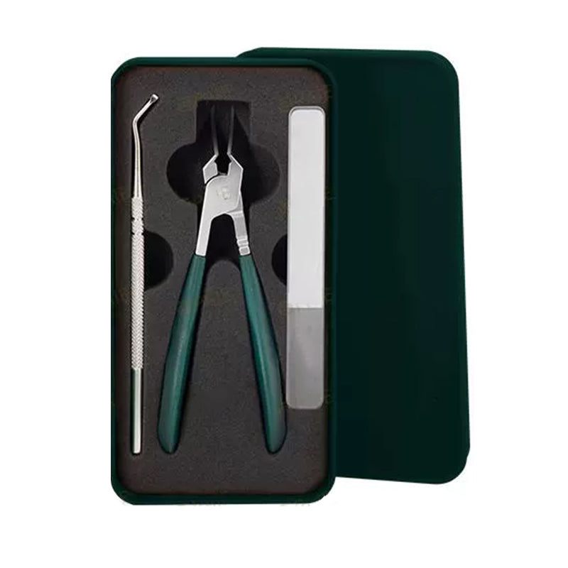 💅 JETZT 50 % RABATT! ✨ Spritzschutz-Nagelknipser-Set mit 25°-Schrägklinge, 3-teilig – Präziser Schnitt, komfortabler Griff & sicherer Spritzschutz ✂️