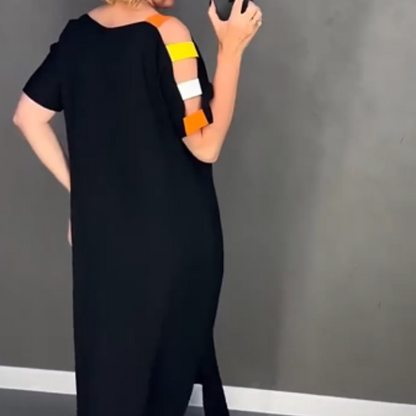 🍂Robe imprimée à manches courtes à la mode pour femme