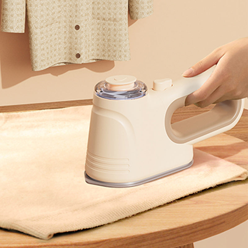 Portable hand vacuum steamer for clothing