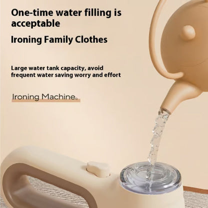 Portable hand vacuum steamer for clothing