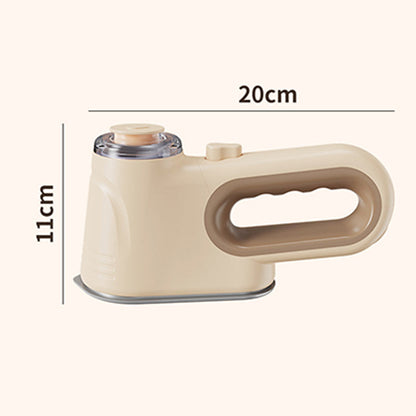 Portable hand vacuum steamer for clothing