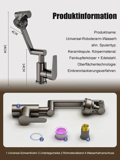 Bestseller 45% di sconto🔥Rubinetti universali per acqua calda e fredda