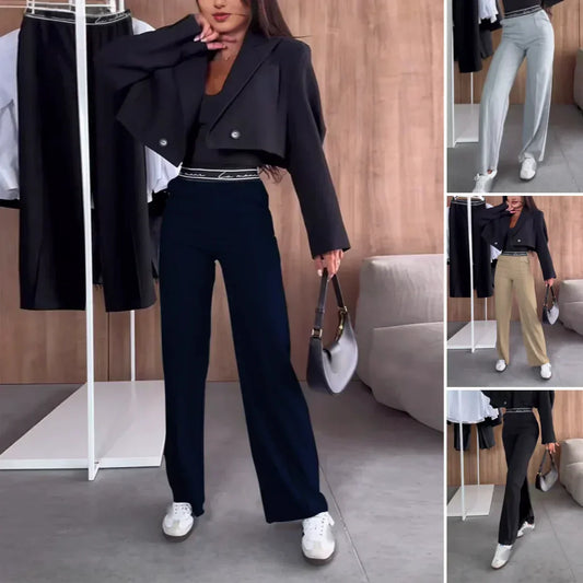 Pantaloni da donna monocromatico