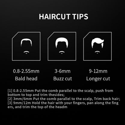 Máquina de cortar el cabello eléctrico inalámbrico