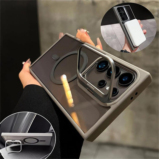 Magnetisk telefonfodral med Kickstand för Samsung