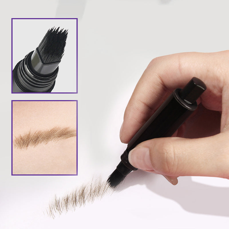 Lápiz de cejas líquido de pincel y inmersión