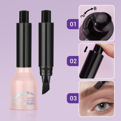 Lápiz de cejas líquido de pincel y inmersión