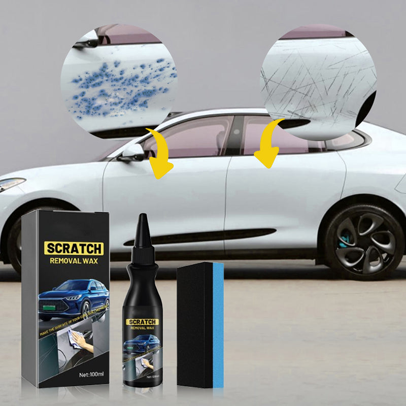 🚗Effektiver Autokratzer-Entferner mit Schwamm