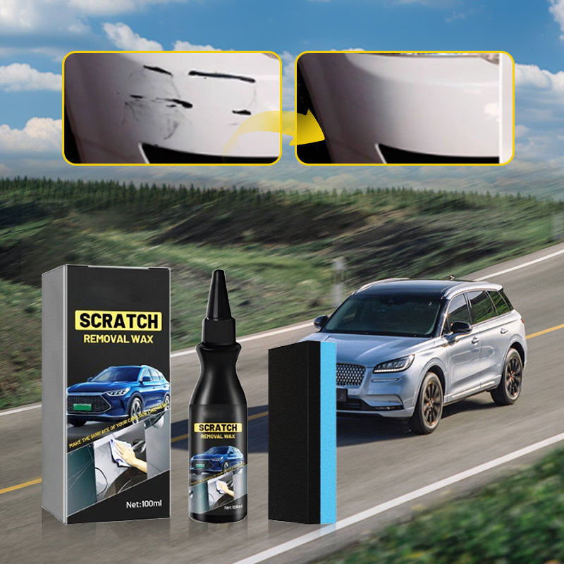 🚗Effektiver Autokratzer-Entferner mit Schwamm