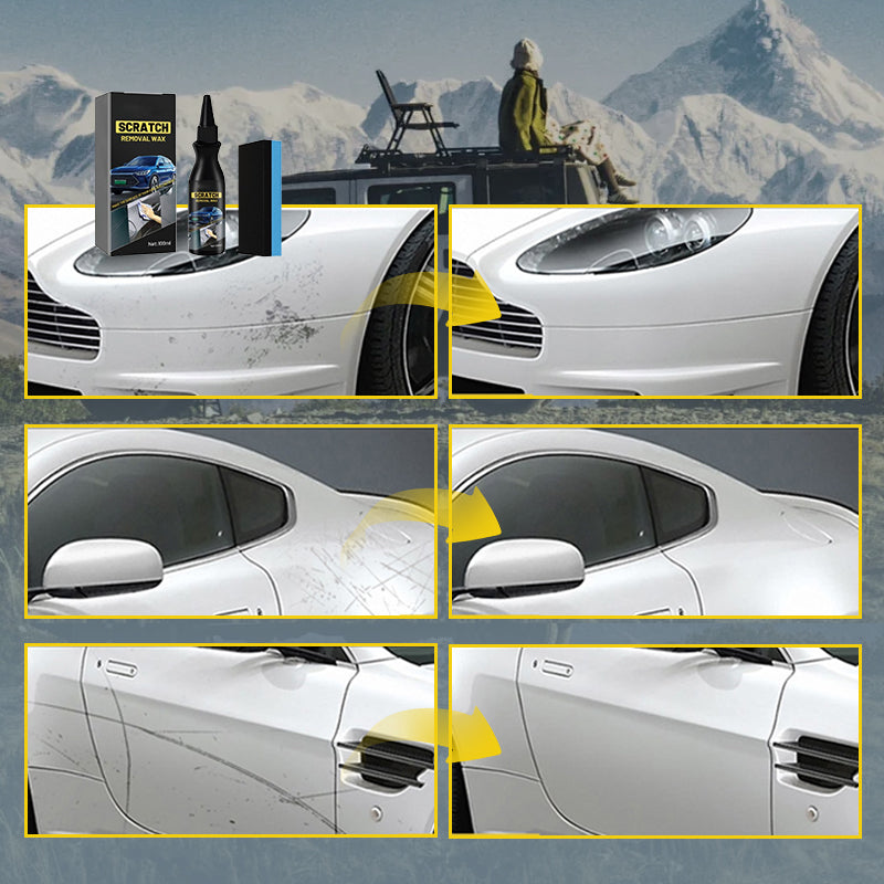 🚗Effektiver Autokratzer-Entferner mit Schwamm