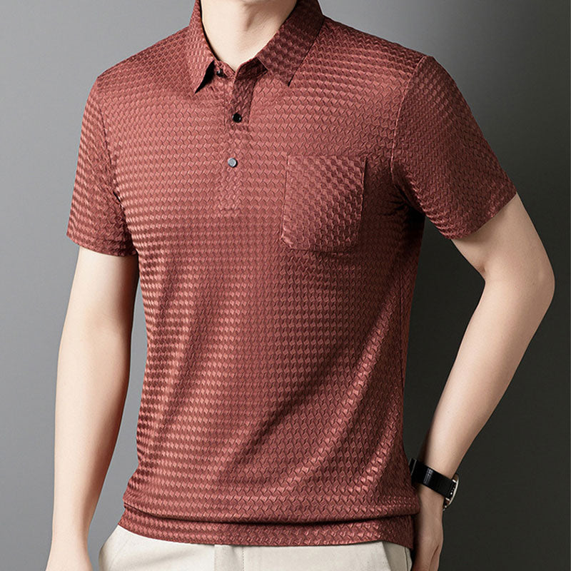 🔥Heiße 50% Rabatt🔥 👕Männer Texturiertes Kurzarmhemd