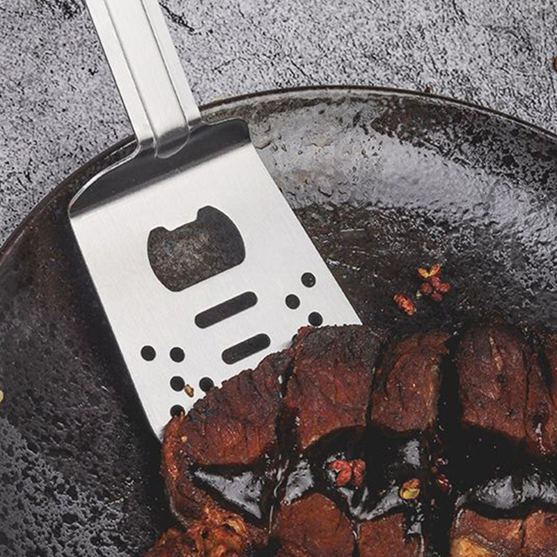 🔥Venta caliente🥓Utensilios para barbacoa de camping 3 en 1, tenedor, espátula y pinza para el hogar