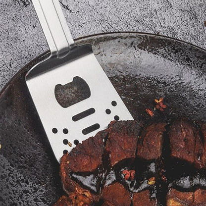 🔥Venta caliente🥓Utensilios para barbacoa de camping 3 en 1, tenedor, espátula y pinza para el hogar
