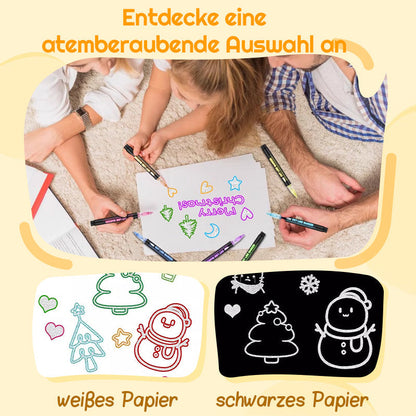 🔥Solange der Vorrat reicht 40 % Rabatt!🎉Farbige Lightstick Graffiti Textmarker-Stifte