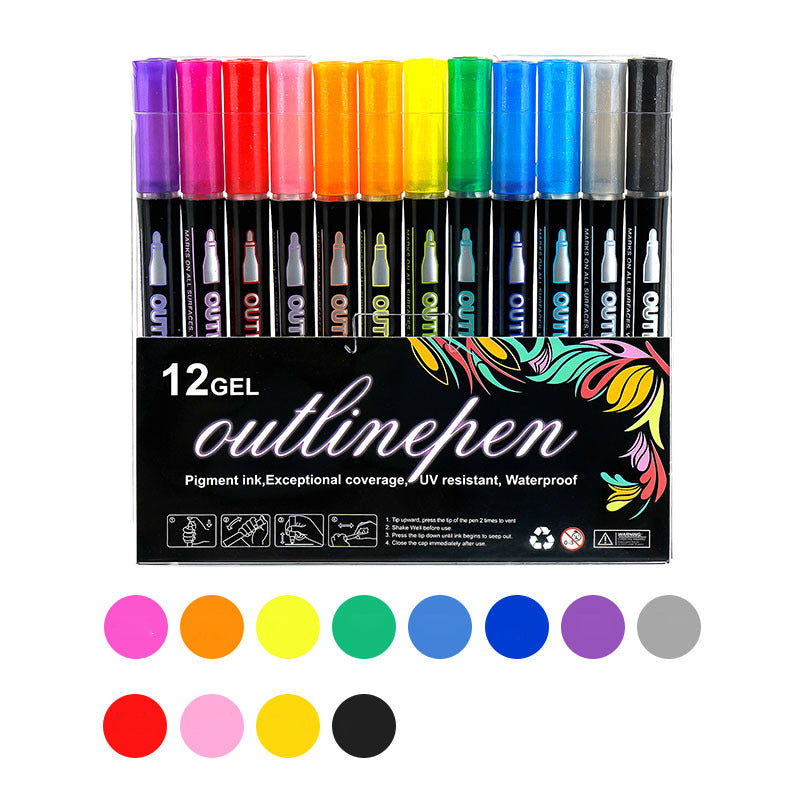 🔥Solange der Vorrat reicht 40 % Rabatt!🎉Farbige Lightstick Graffiti Textmarker-Stifte