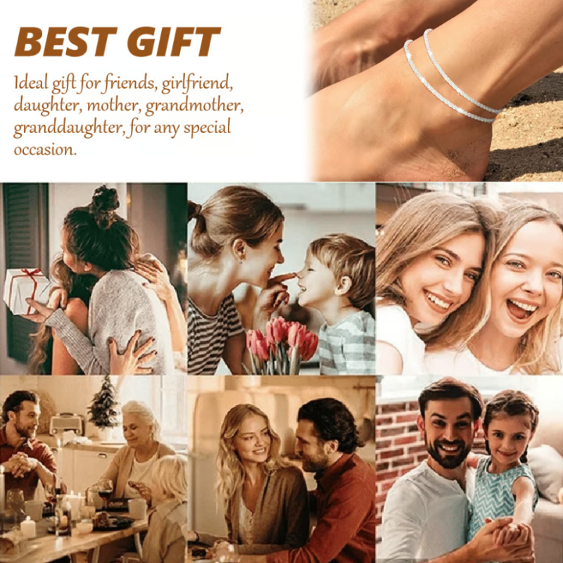 💜ULTIMO GIORNO - COMPRA 1 E RICEVI 1 GRATIS💜Delicata cavigliera impermeabile a strati