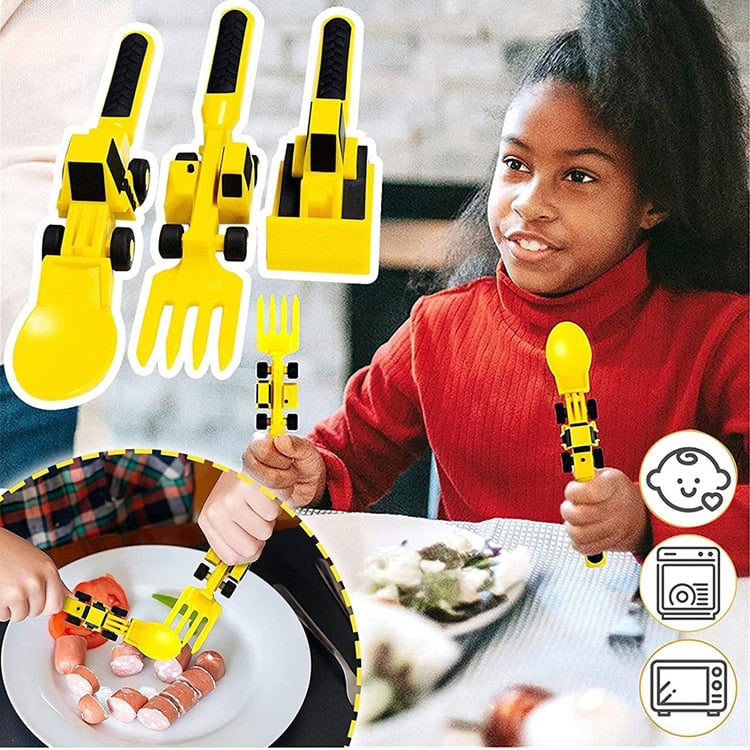 🔥Solange der Vorrat reicht 40 % Rabatt!🎉Kreatives Kinder Essbesteck Set🔥Kostenloser Versand