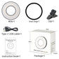 Magnetic ring telephone filling light with clip