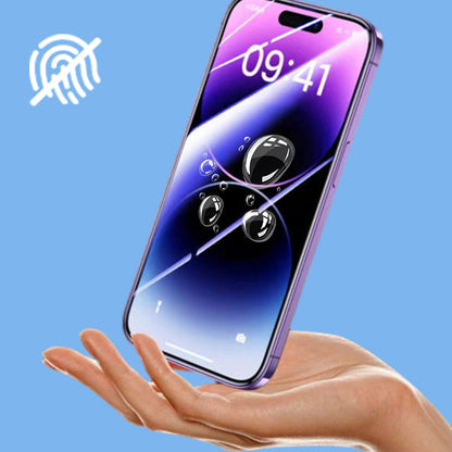 🔥Protector de pantalla de vidrio templado con kit de alineación automática a prueba de polvo