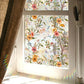 Static window sticker with pattern