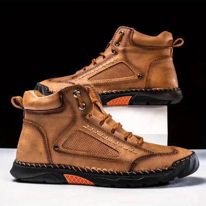 ⏳Remise de 50 % à durée limitée💥Bottes élégantes pour hommes cousues à la main avec semelle plate