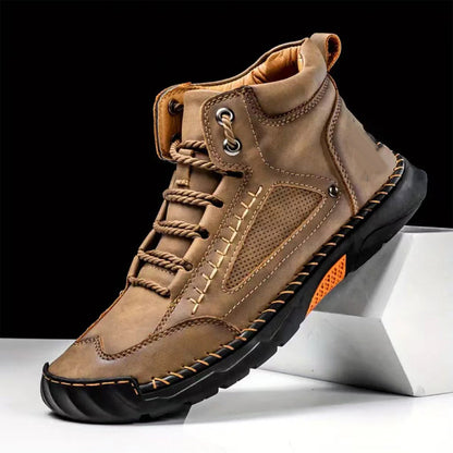 ⏳Remise de 50 % à durée limitée💥Bottes élégantes pour hommes cousues à la main avec semelle plate