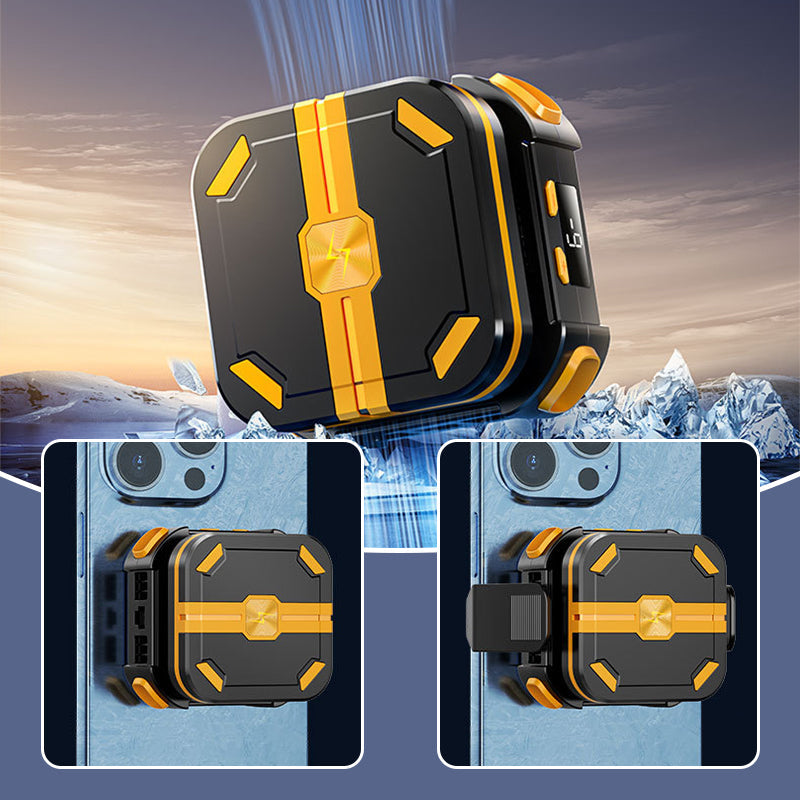 Portable calchargable Magnetic Phone Cooler