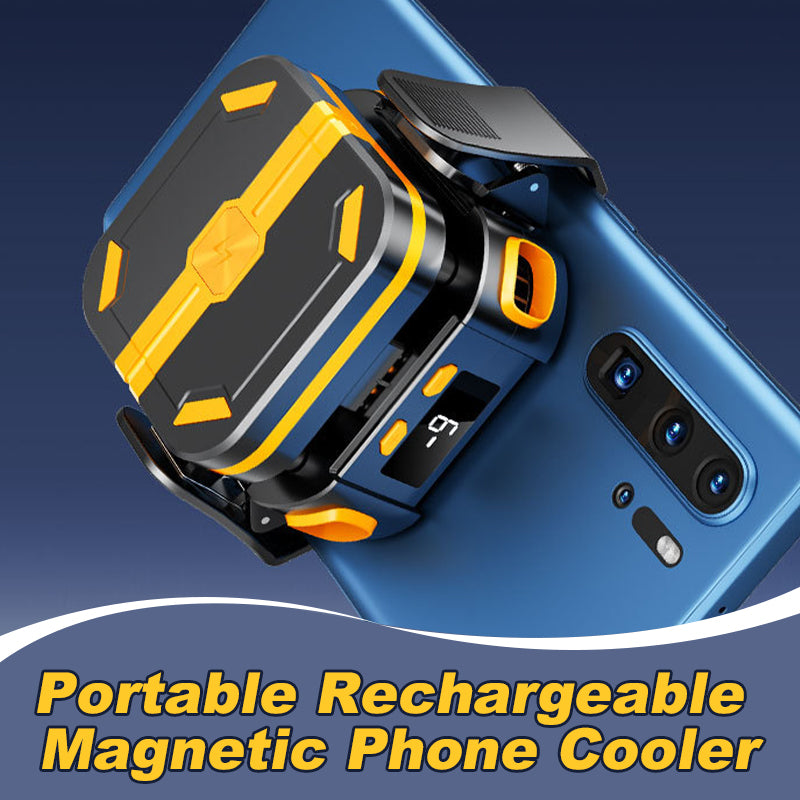 Portable calchargable Magnetic Phone Cooler