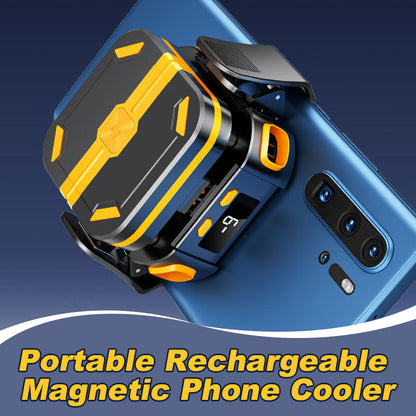 Portable calchargable Magnetic Phone Cooler