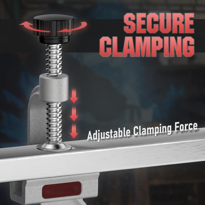 🔥Bon assistant💪⚒️Collier de serrage réglable pour le soudage et le travail du bois🔥