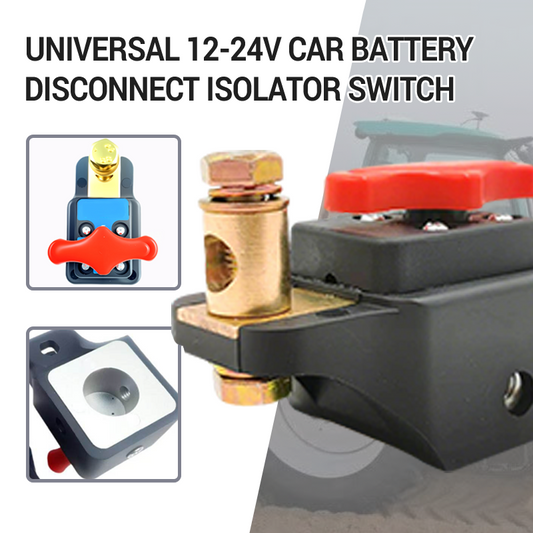 ⚡ Universele 12-24V auto-accu-schakelaar