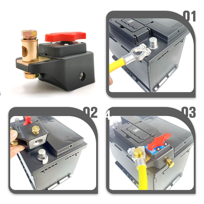 ⚡ Universal 12-24V car battery disconnect switch