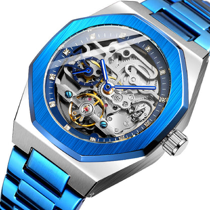 ⏳Oferta especial por tiempo limitado⌛ Reloj esqueleto mecánico de lujo para hombre.