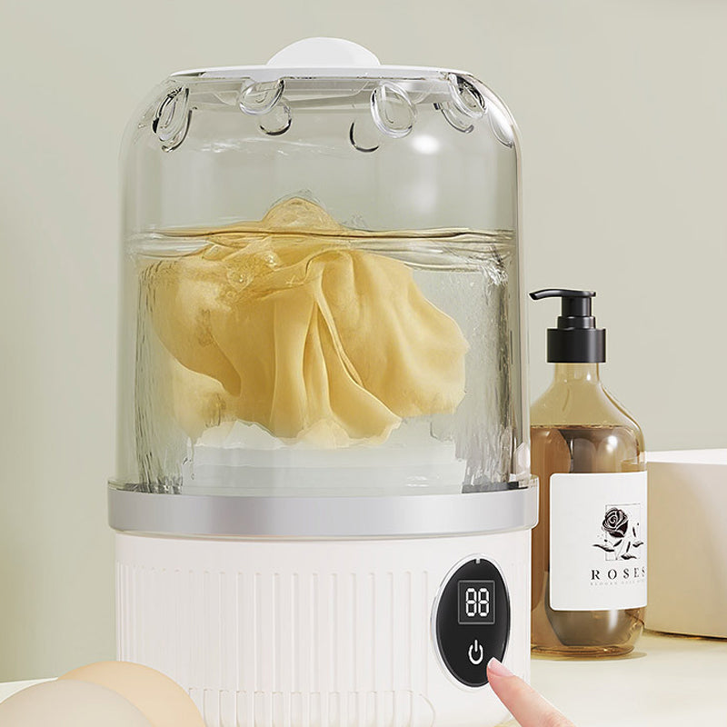 Mini-machine à laver avec fonction de charge sans fil