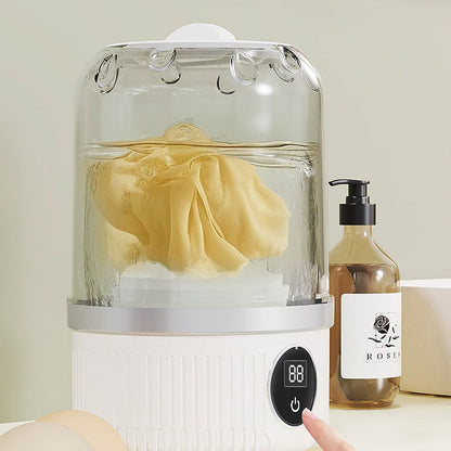 Mini-machine à laver avec fonction de charge sans fil