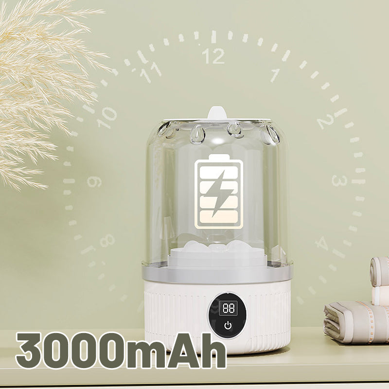 Mini-machine à laver avec fonction de charge sans fil