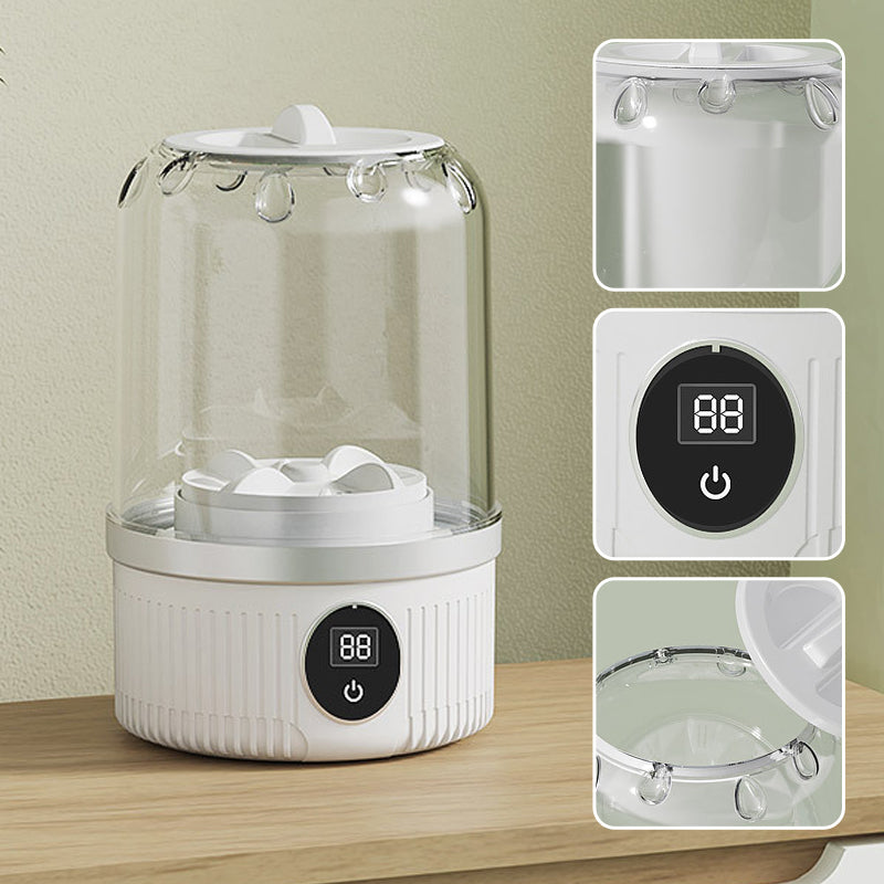 Mini-machine à laver avec fonction de charge sans fil