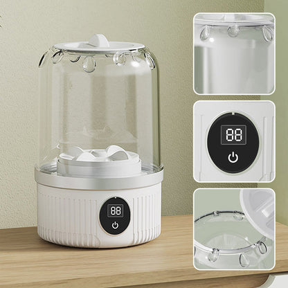 Mini-machine à laver avec fonction de charge sans fil