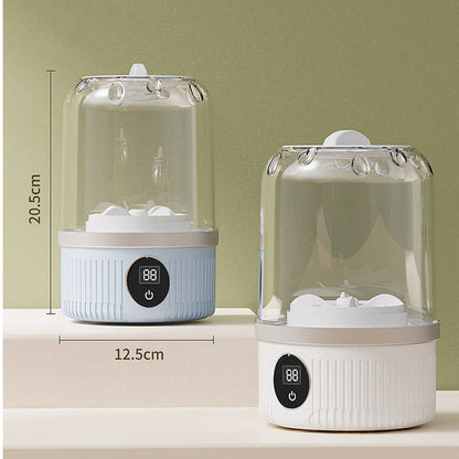 Mini-machine à laver avec fonction de charge sans fil
