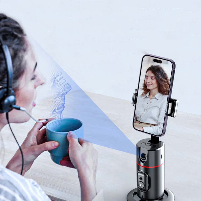 Tripode di riconoscimento del viso automatico con telecomando