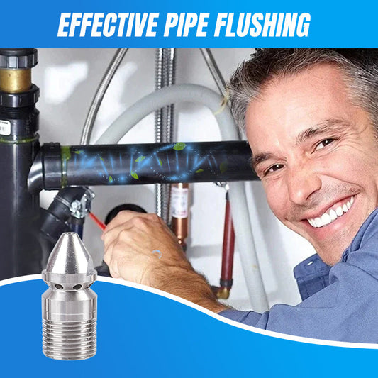 🔥2025 new hot sale🔥Rotating high-pressure sewer cleaning nozzle